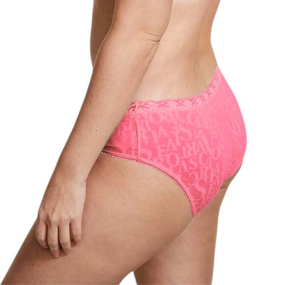 New Victoria's Secret Women's Logo Burnout Hiphugger Panties - Picture 2 of 6